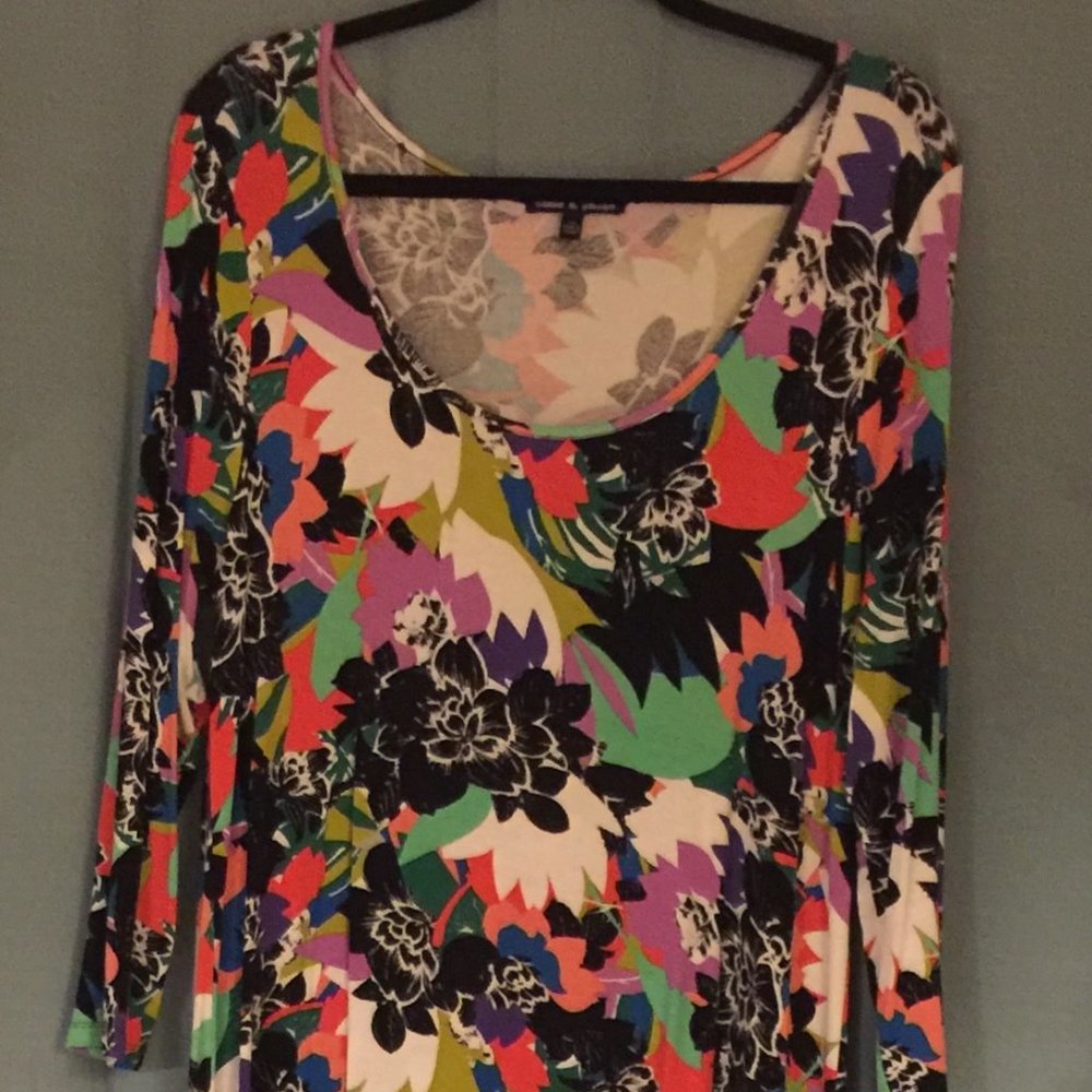 Cable & Gauge Floral Tunic ON SALE